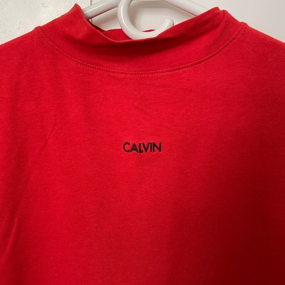 Calvin Klein High Neck Shirt - Picture 2 of 2